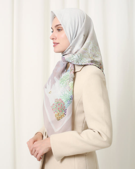 Jilbab Premium Voal segiempat lasercut