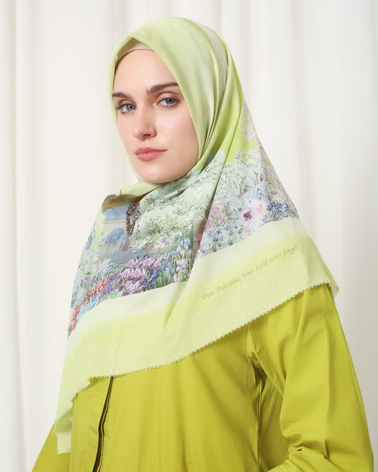 Jilbab Premium Voal segiempat lasercut