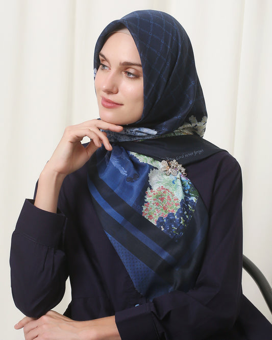 Jilbab Premium Voal segiempat lasercut