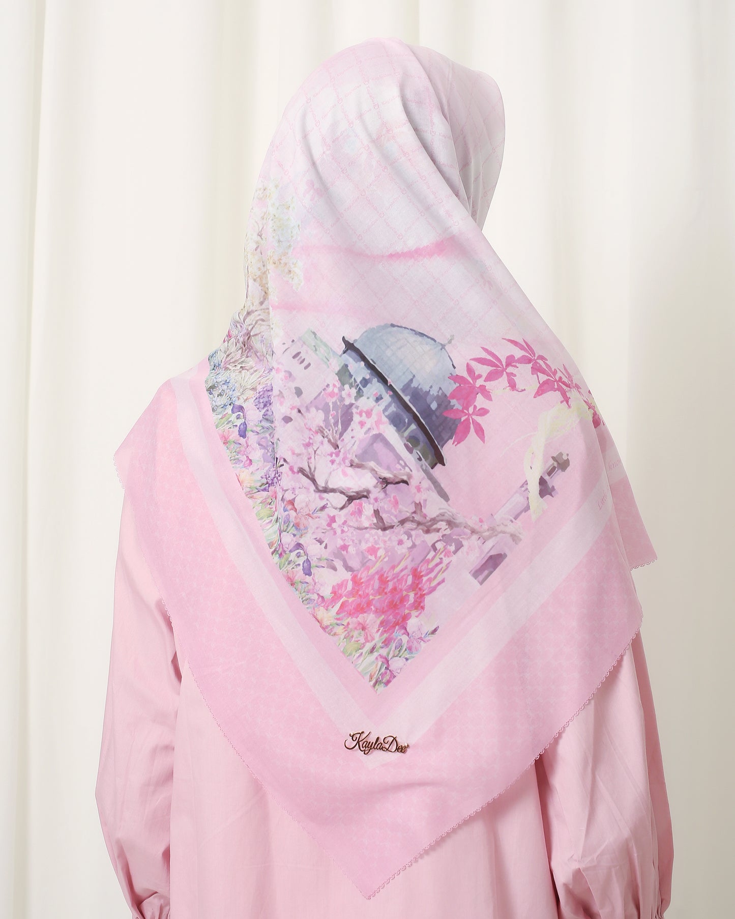 Jilbab Premium Voal segiempat lasercut