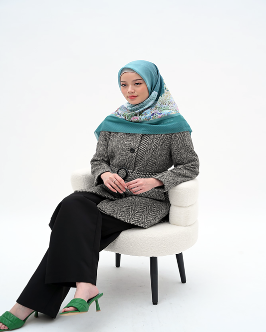 Jilbab Premium Voal segiempat lasercut