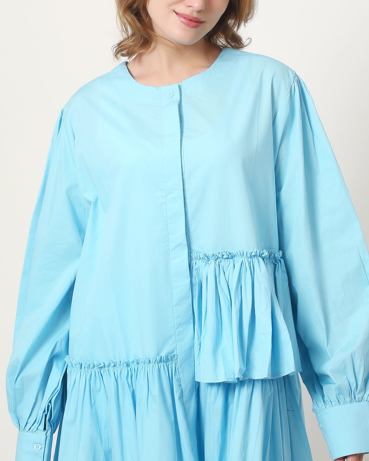 woman tops shirt blouse pakaian wanita tosca cotton poplin