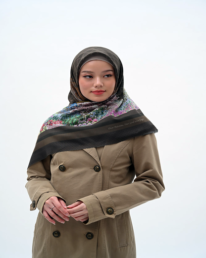 Jilbab Premium Voal segiempat lasercut