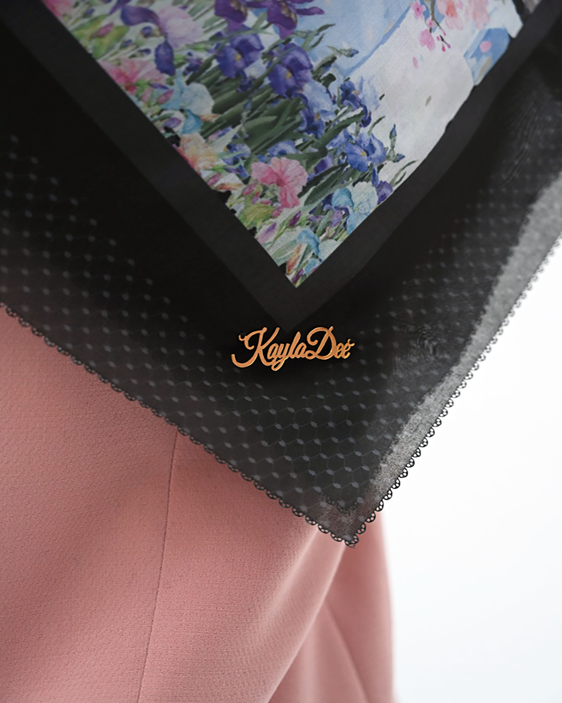 Jilbab Premium Voal segiempat lasercut