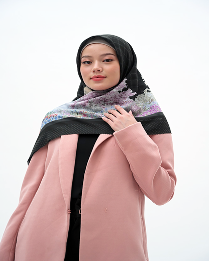 Jilbab Premium Voal segiempat lasercut